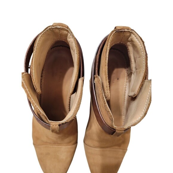 Rag & Bone Harrow $495 Women's Booties Ankle Boots Size EU 37 US 6.5 Brown - Picture 10 of 12